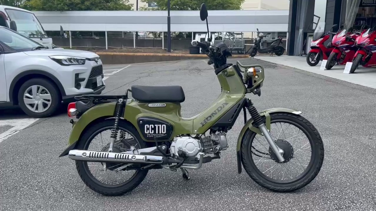 クロスカブ １１０ モスグリーン ホンダ クロスカブ110 このモスグリーンは珍しい（カラー名称はモス