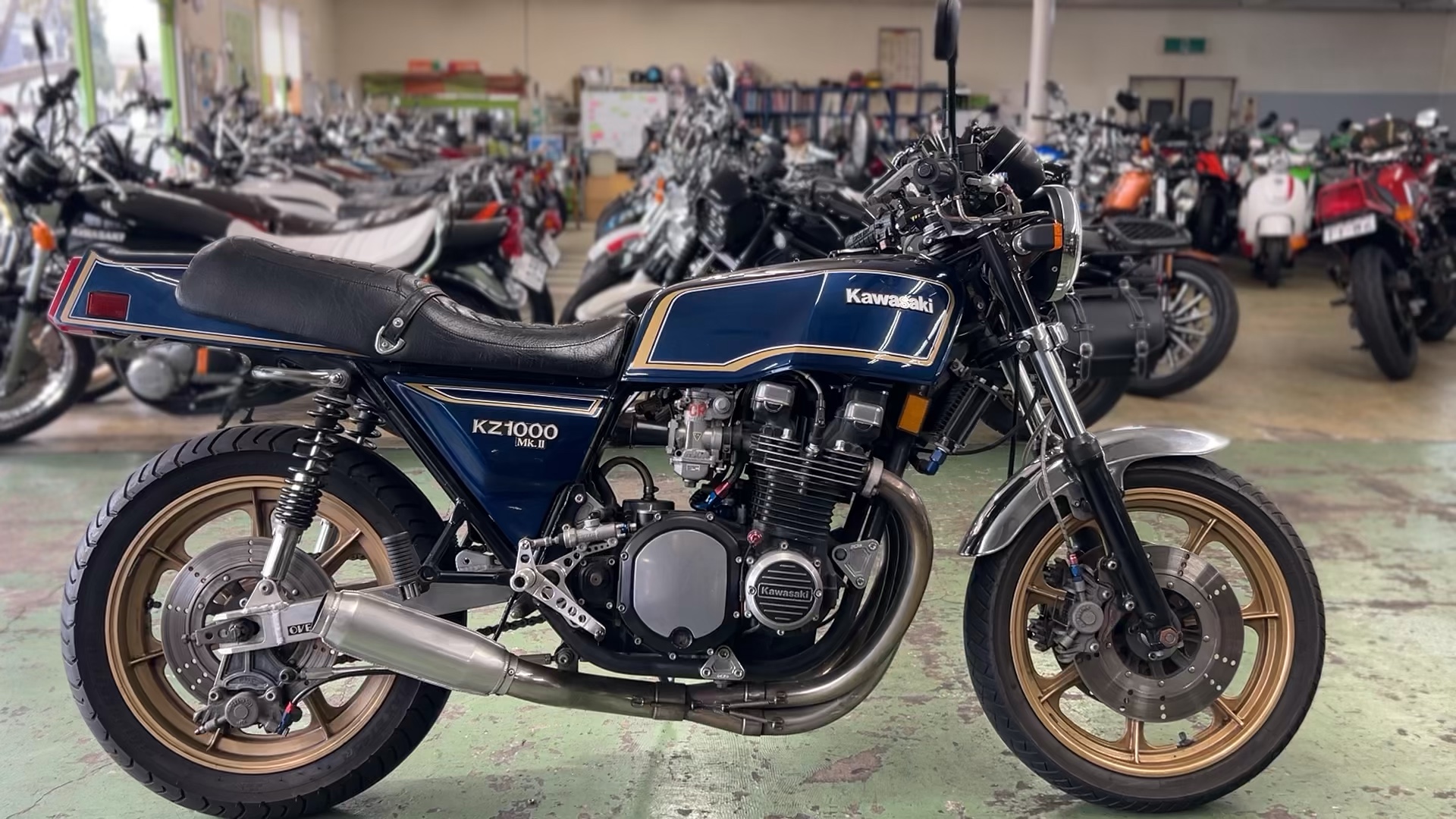 おてつ カワサキ 【動画有り】Z1000MK2 CRキャブ 前後モーリスホイール
