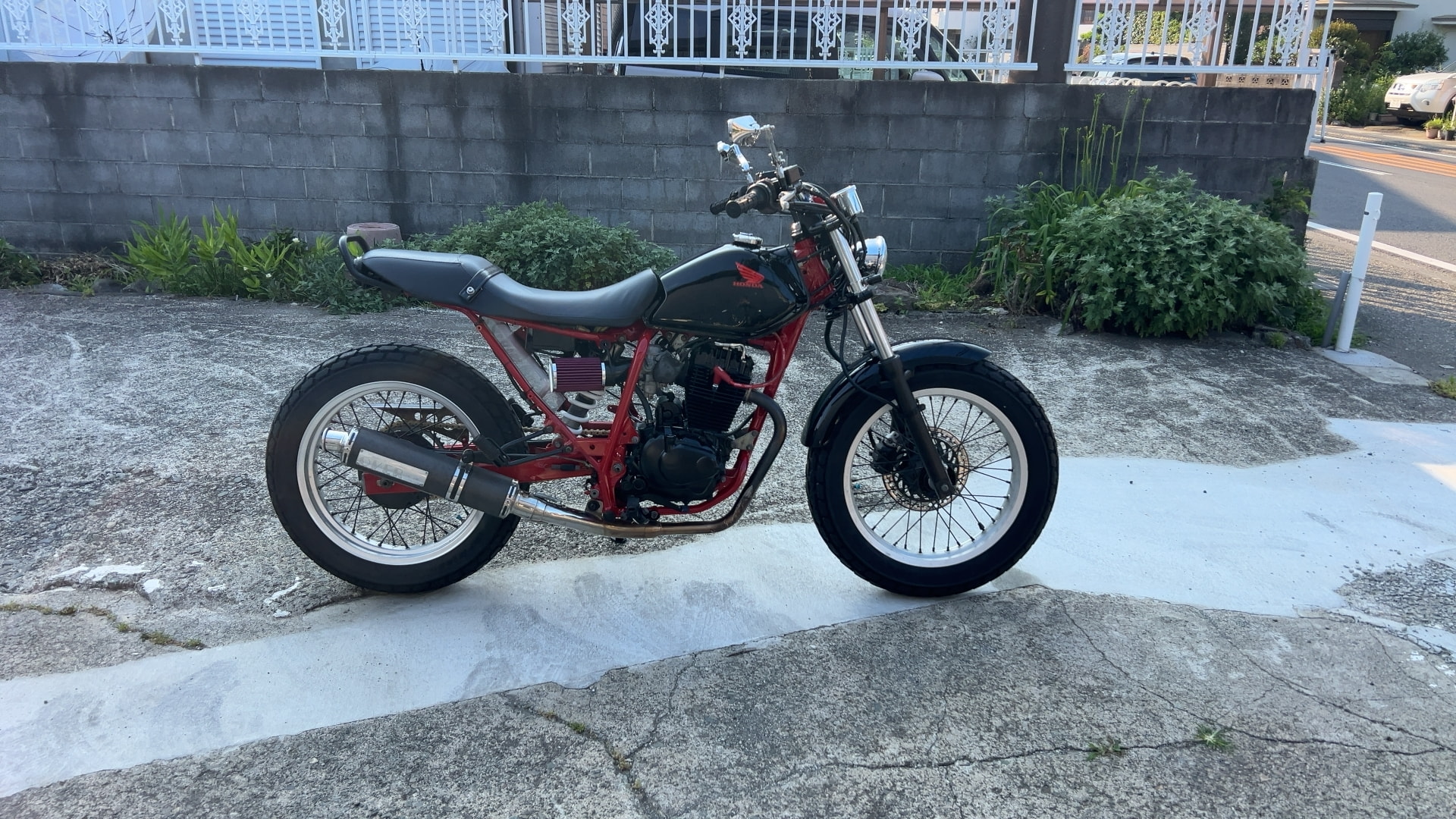 ホンダ FTR223 MC34 ワンオーナー車 OVERマフラー R/フェンダーレス